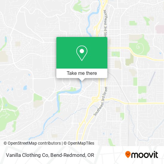 Mapa de Vanilla Clothing Co