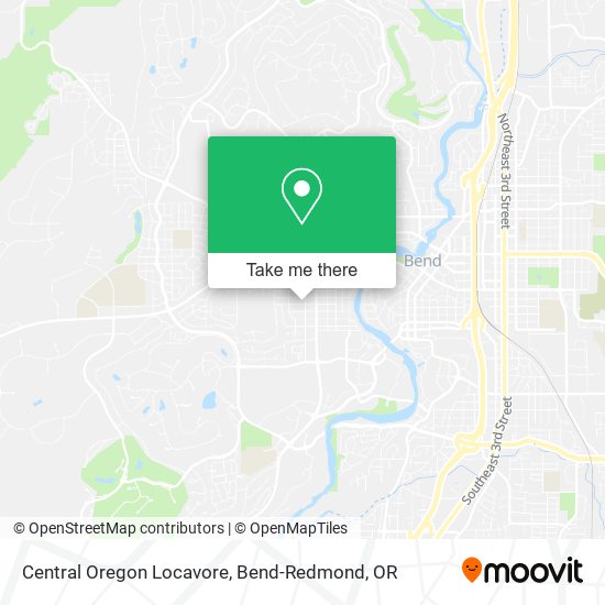 Central Oregon Locavore map