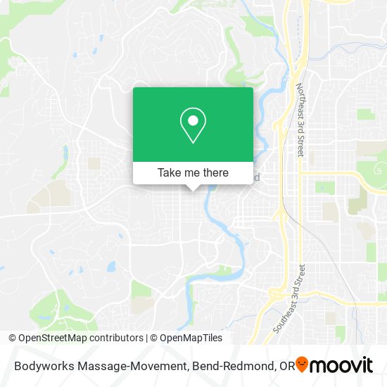 Bodyworks Massage-Movement map