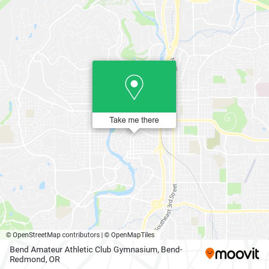 Mapa de Bend Amateur Athletic Club Gymnasium