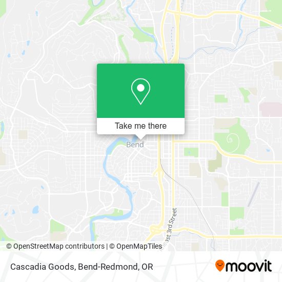 Cascadia Goods map