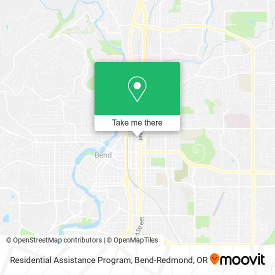 Residential Assistance Program map