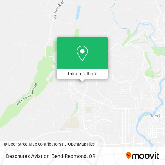 Deschutes Aviation map