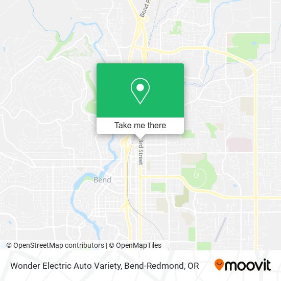 Mapa de Wonder Electric Auto Variety