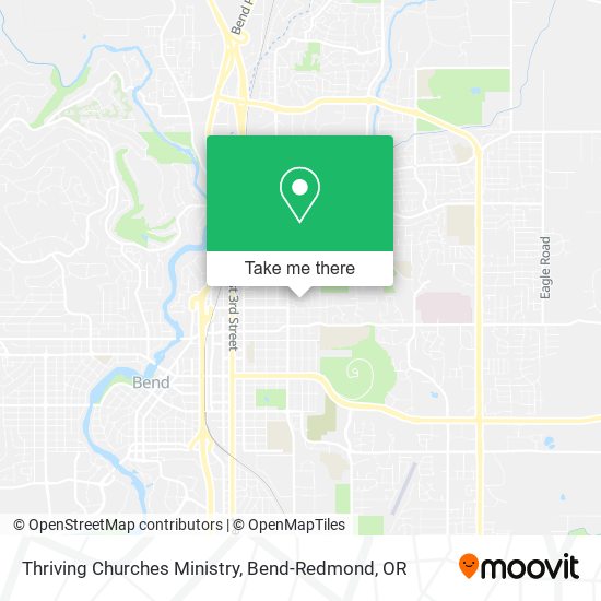 Thriving Churches Ministry map