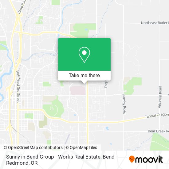 Mapa de Sunny in Bend Group - Works Real Estate