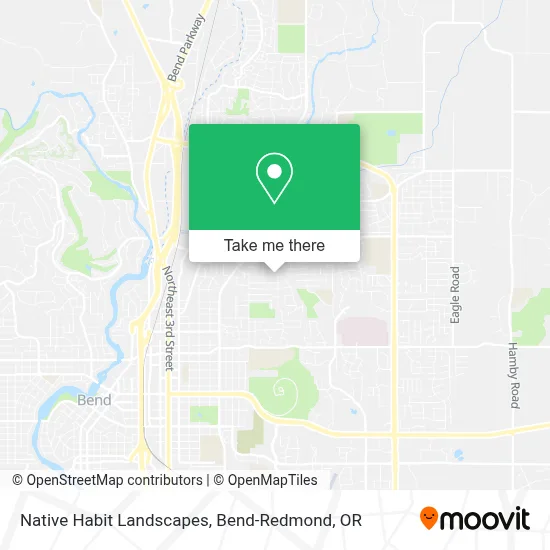 Native Habit Landscapes map