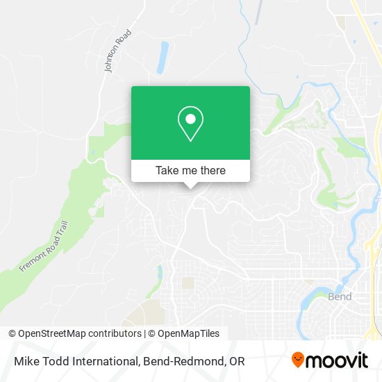 Mike Todd International map