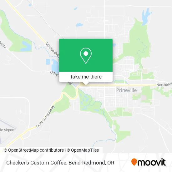 Checker's Custom Coffee map