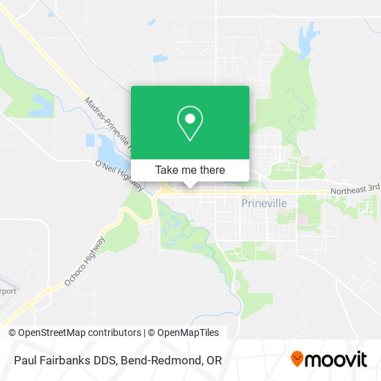 Paul Fairbanks DDS map