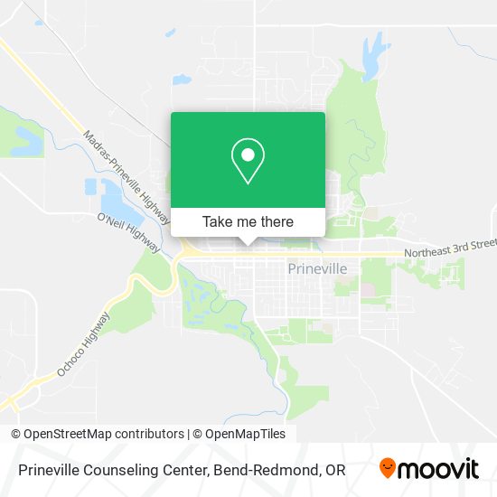 Prineville Counseling Center map