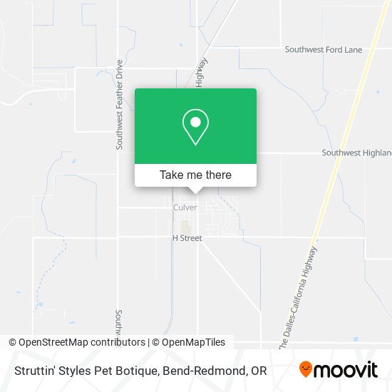 Struttin' Styles Pet Botique map
