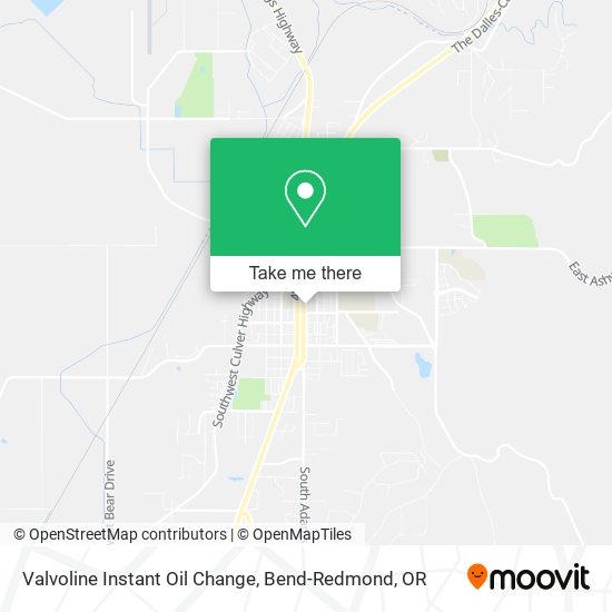 Valvoline Instant Oil Change map