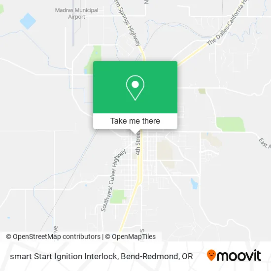 smart Start Ignition Interlock map