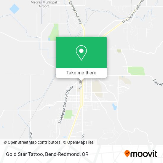 Mapa de Gold Star Tattoo