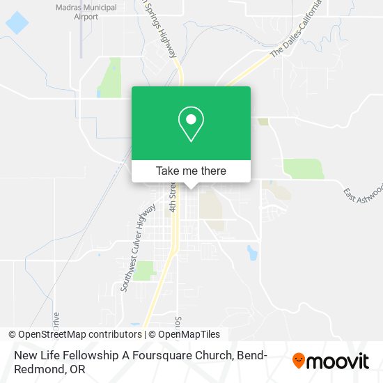 New Life Fellowship A Foursquare Church map
