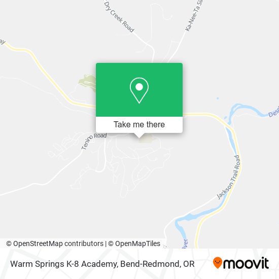 Mapa de Warm Springs K-8 Academy