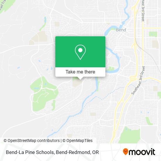 Bend-La Pine Schools map