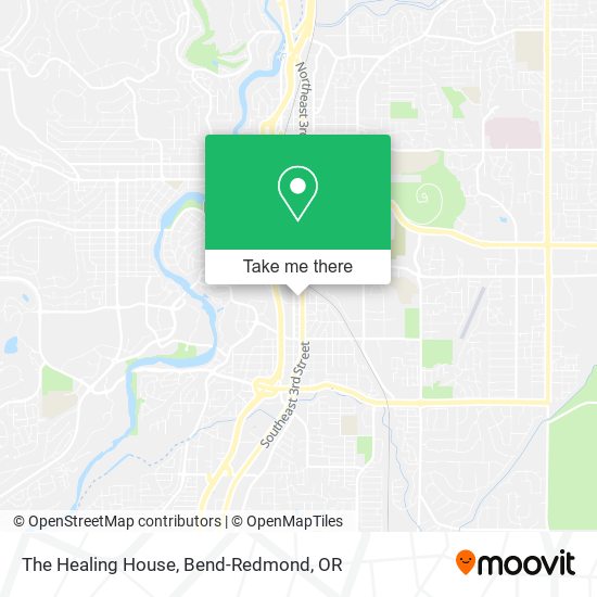 The Healing House map