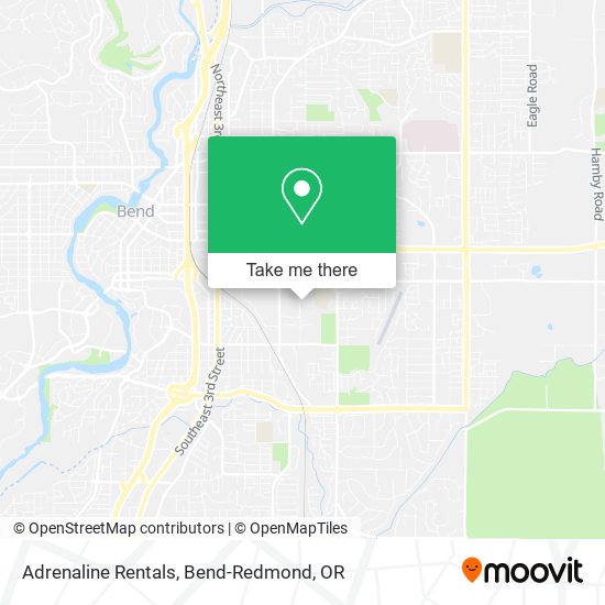 Adrenaline Rentals map