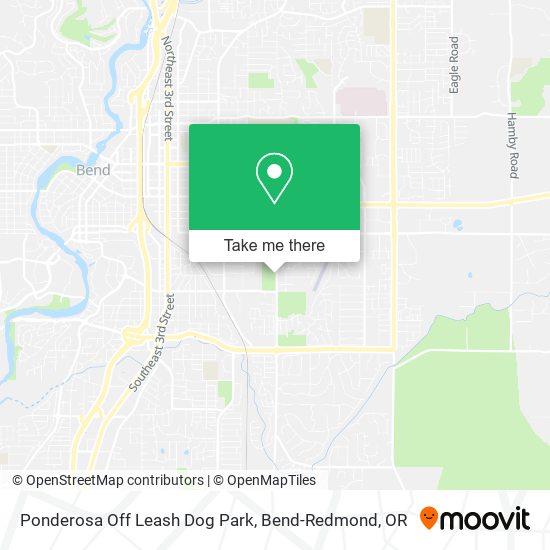 Ponderosa Off Leash Dog Park map