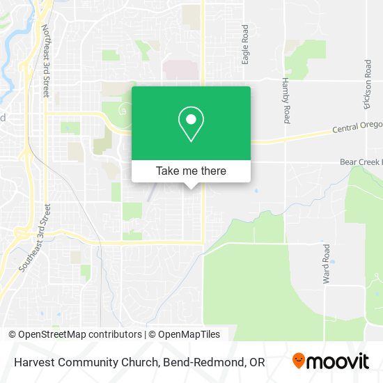 Harvest Community Church map