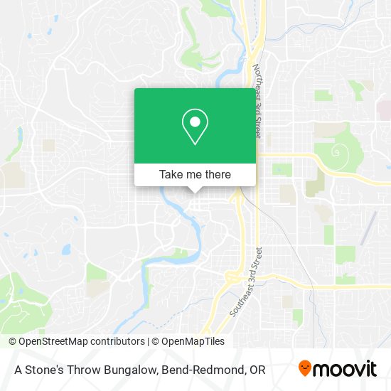 A Stone's Throw Bungalow map