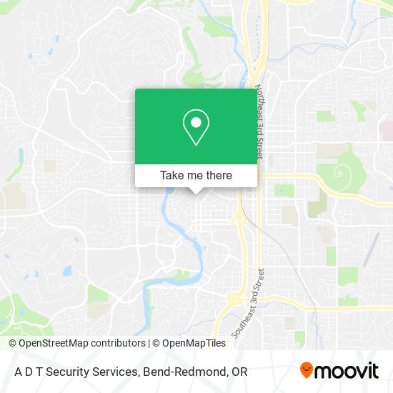 A D T Security Services map