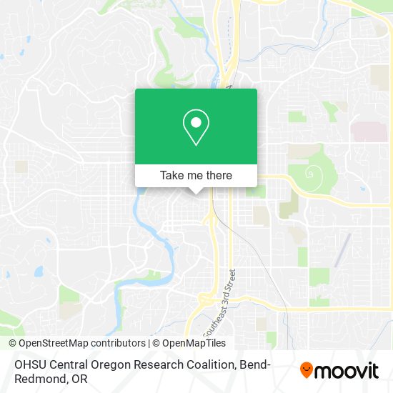 OHSU Central Oregon Research Coalition map