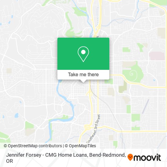 Jennifer Forsey - CMG Home Loans map