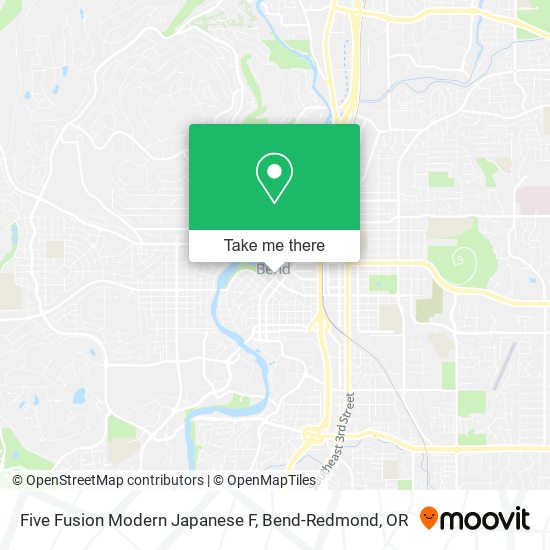 Mapa de Five Fusion Modern Japanese F