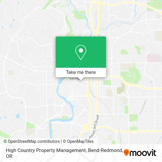 High Country Property Management map