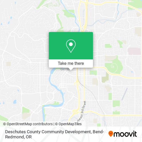 Mapa de Deschutes County Community Development