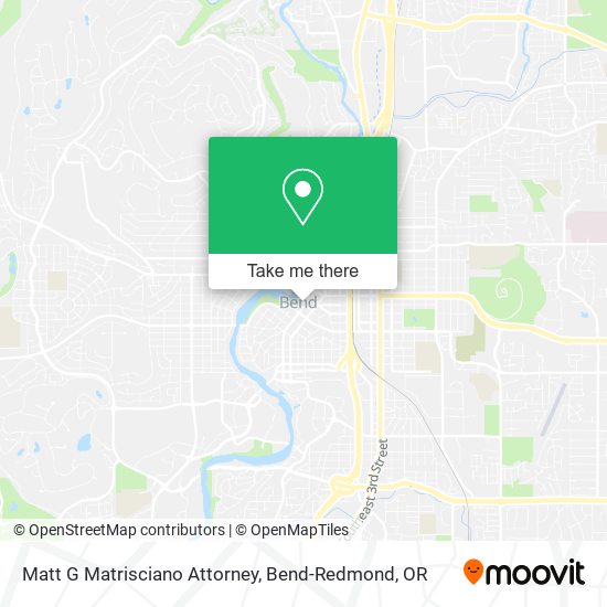 Matt G Matrisciano Attorney map