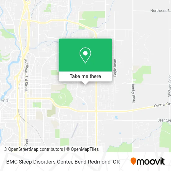 BMC Sleep Disorders Center map