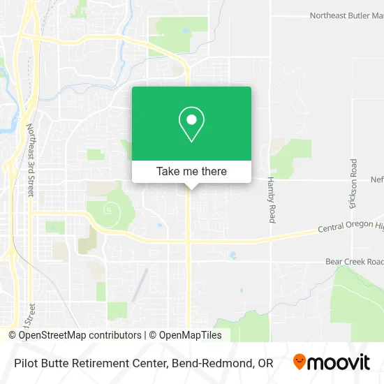 Pilot Butte Retirement Center map