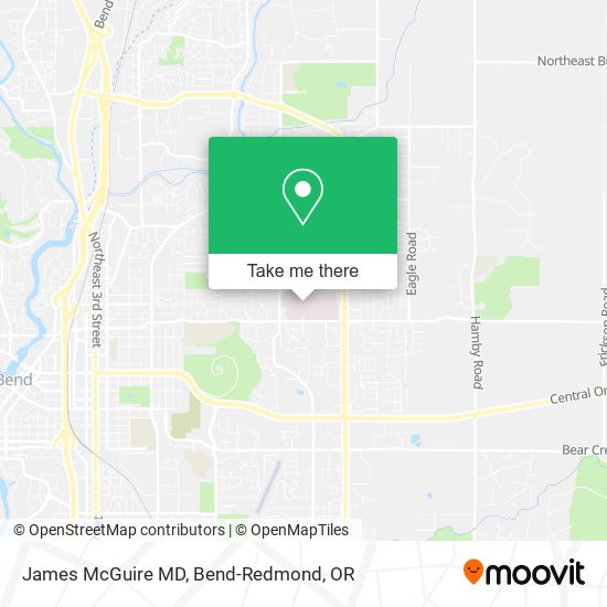James McGuire MD map