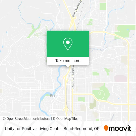 Unity for Positive Living Center map