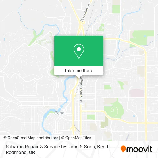 Subarus Repair & Service by Dons & Sons map