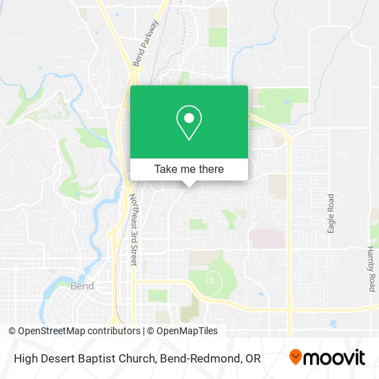 High Desert Baptist Church map