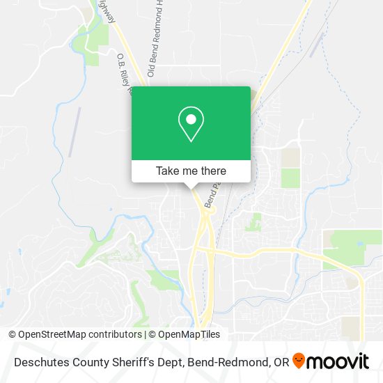 Mapa de Deschutes County Sheriff's Dept