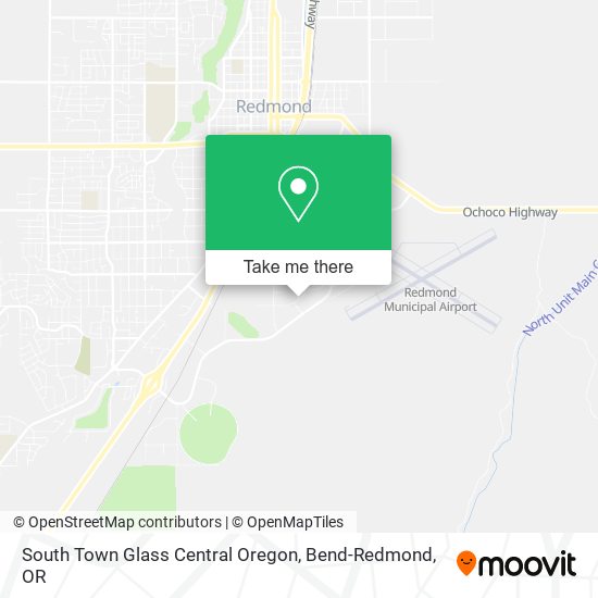 South Town Glass Central Oregon map