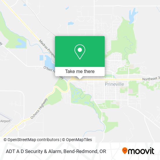 ADT A D Security & Alarm map