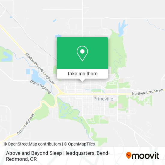Above and Beyond Sleep Headquarters map
