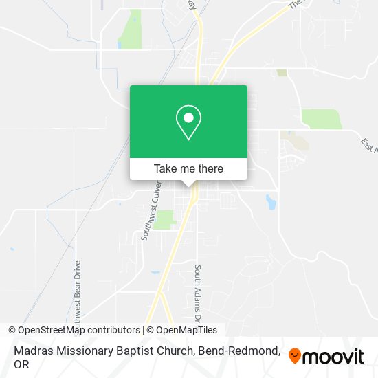 Madras Missionary Baptist Church map