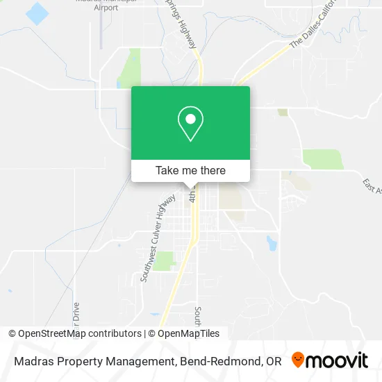 Madras Property Management map