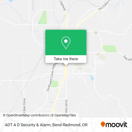 ADT A D Security & Alarm map