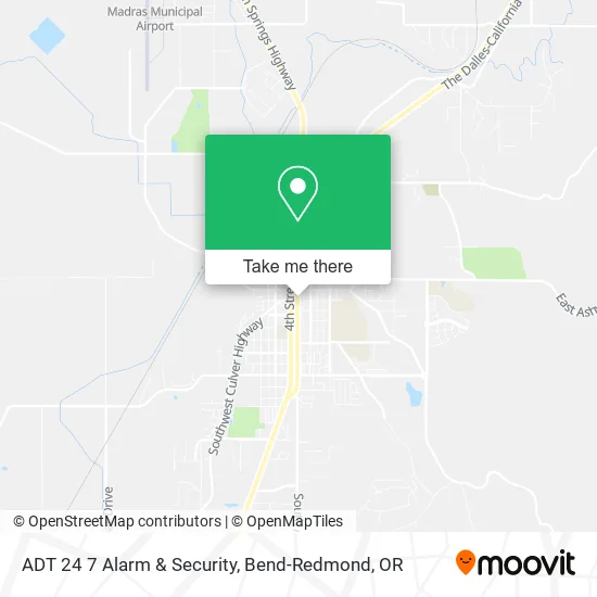 ADT 24 7 Alarm & Security map