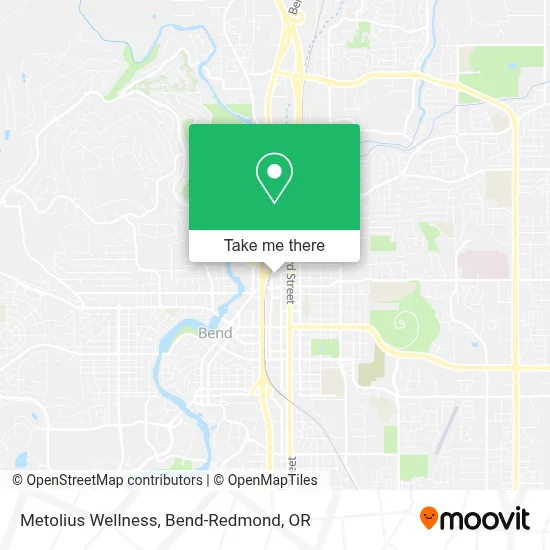 Metolius Wellness map