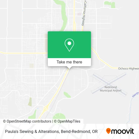 Mapa de Paula's Sewing & Alterations